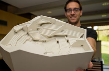 3D printed model of the Berlin Philharmonic Concert Hall © Fraunhofer IGD