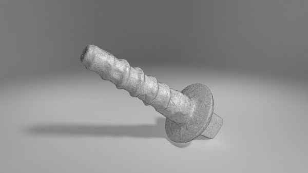 Screw, scanned with CultArm3D © DOMiD / 3D model: Fraunhofer IGD