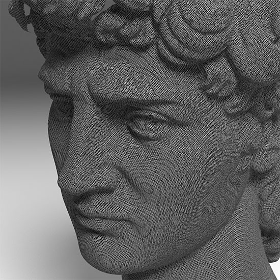 David (replica), scanned with Real-Time Structured-Light Scanner © 3D model: Fraunhofer IGD